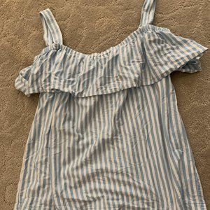 JCrew Striped Tank Top